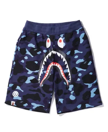 Blue Bape Shark Shorts